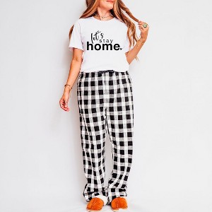 Simply Sage Market Women's Let's Stay Home Pajama Set - 1 of 4