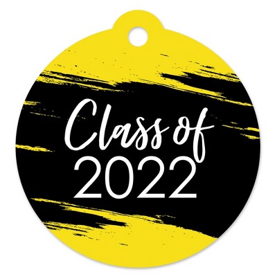 Big Dot of Happiness Yellow Grad - Best is Yet to Come - Yellow 2022 Graduation Party Favor Gift Tags (Set of 20)