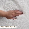 Fluffy Area Rug- Shag Area Rug for Living Room, Shaggy Large Indoor Thick Living Room Carpet with Non-Slip Backing, Soft Plush Carpet - 3 of 4