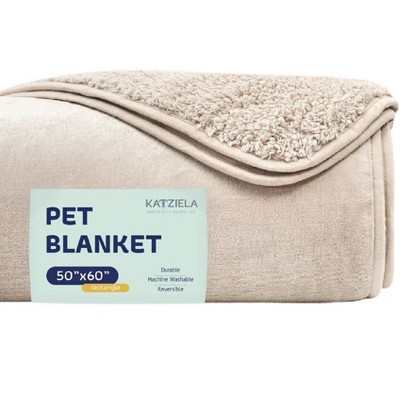 Premium Soft Dog Cat Waterproof Soft Fleece Washable Reversible Blanket