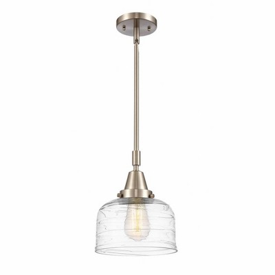 Bell - 1 Light Stem Hung Mini Pendant In Industrial Style-11.13 Inches Tall and 8 Inches Wide