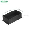 Unique Bargains Rectangle PVC Durable Anti-Slip Furniture Leg Caps - 3 of 4
