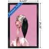 Trends International Snowtap - Flamingo Photobomb Framed Wall Poster Prints - 3 of 4