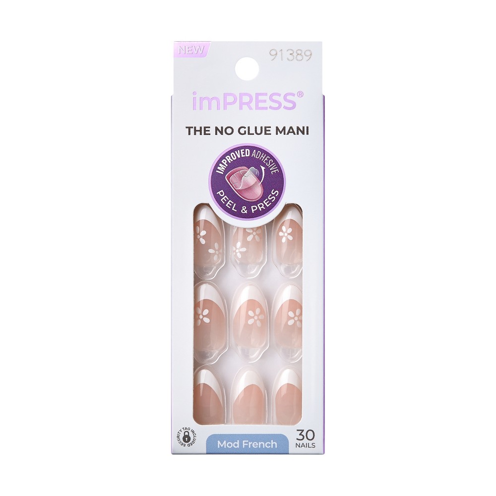Photos - Manicure Cosmetics imPRESS Press-On Manicure Fake Nails - Fearless - 33ct