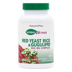 Herbal Actives Red Yeast Rice & Gugulipid - 900mg by Nature's Plus  -  120 VegCap - 1 of 3