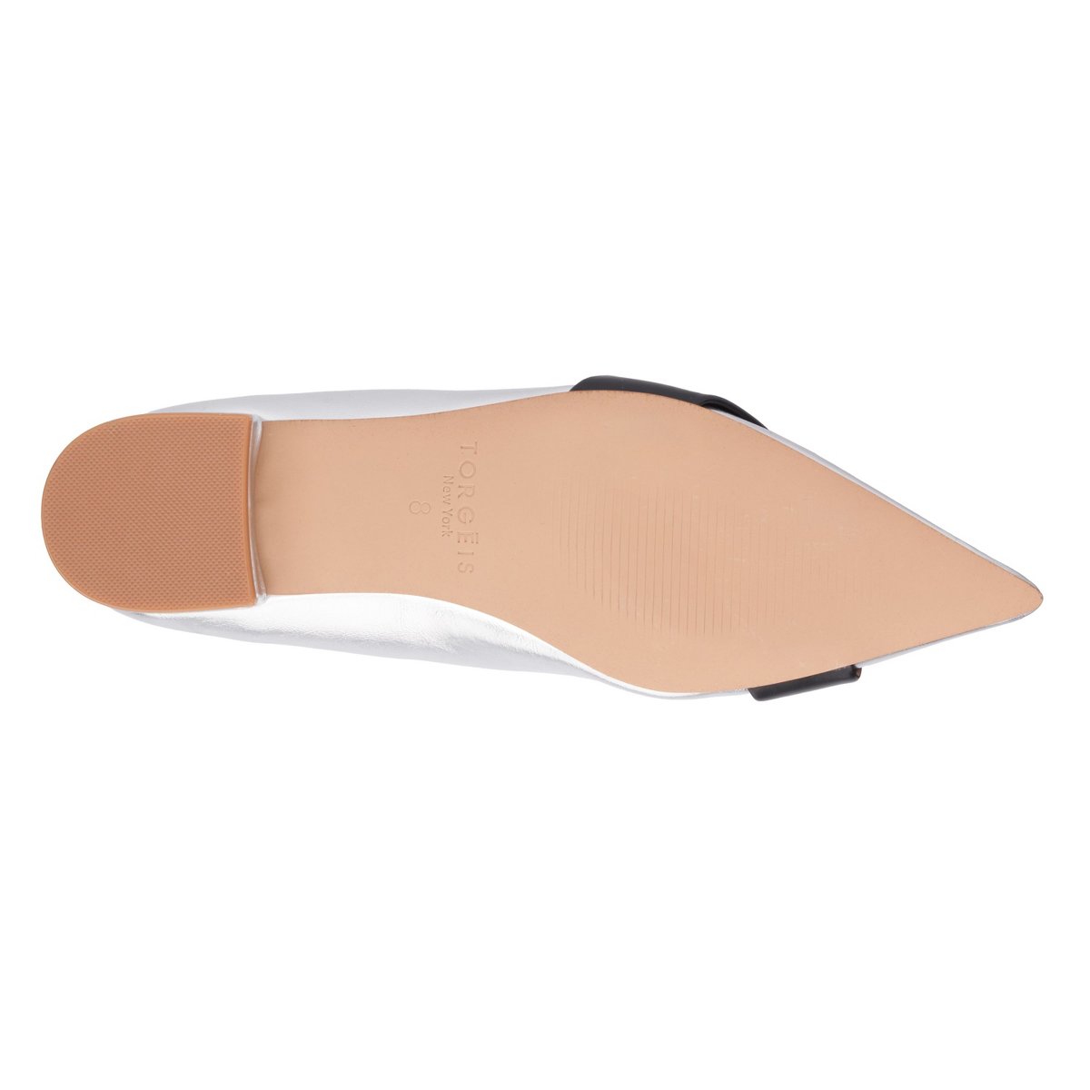 Обувь Torgeis Women's Harriet Ballet Flats - 7, SILVER/ BLACK — фото 7