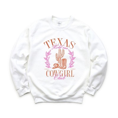 Simply Sage Market Women's Graphic Sweatshirt Texas Cowgirl Club