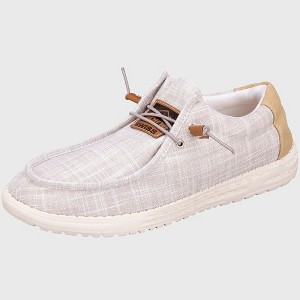 Alpine Swiss Flynn Mens Boat Shoes Casual Slip On Moccasin Loafers Sailing Deck Shoe So Light It Floats On Water - 1 of 4