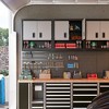 Garage Wall Cabinet with Locking 3/4 Doors and Adjustable Shelf, Metal Wall Cabinet, Floating Upper Storage Cabinet - 4 of 4