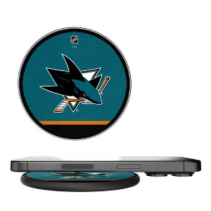 NHL Western Conference Teams Stripe 15-Watt Wireless Charger - 1 of 4