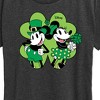 Women's - Disney - Mickey Minnie Shamrock Short Sleeve Graphic T-Shirt - 2 of 4
