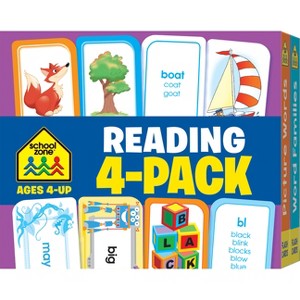 School Zone Reading 4-Pack Flash Cards - 1 of 1