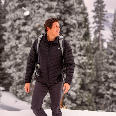 MOBILE WARMING Mens Backcountry Xtera Heated Puffer Jacket Large Black — фото 5