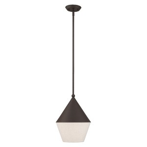 Livex Lighting Stockholm 1 - Light Pendant in  Bronze - 1 of 4