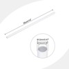 Unique Bargains PVC Water Plumb Crafts Cable Sleeve Rigid Round Pipes 14" Length - 2 of 4