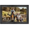 PosterPalooza | 28x18 Wide Barnwood Picture Frame, UV Acrylic, 6 Finishes - Grey, Brown, White, and Black - 2 of 4