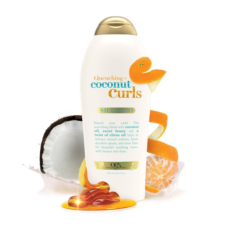 OGX Coconut Curls Shampoo - 25.4 fl oz, 2 of 5