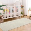 Vintage Soft Waves Rugs Non Slip Non Shedding Floor Carpet for Living Room Bedroom Nursery - 3 of 4