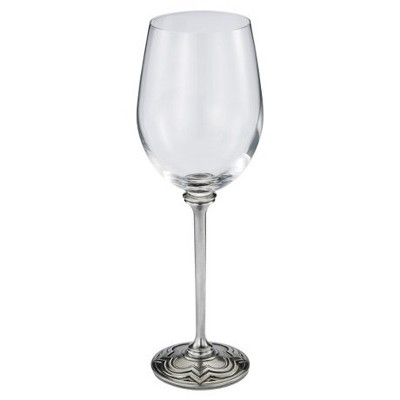 Royal Selangor Hand Finished Chateau Collection Pewter Cartouche Red Wine Goblet Gift