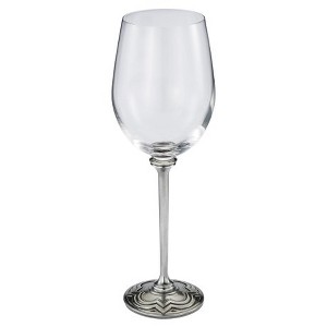 Royal Selangor Hand Finished Chateau Collection Pewter Cartouche Red Wine Goblet Gift - 1 of 1