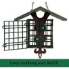 JCs Wildlife Fleur de Lis Suet Feeder with Eco-Friendly Poly Lumber Roof - Holds 2 Seed or Suet Cakes - 2 of 4