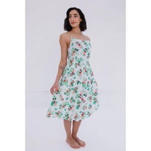 Disney Mickey Mouse Hawaiian Adult Cami Matching Family Dress - 1 of 4