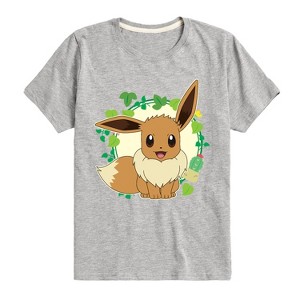 Boys' - Pokémon - Eevee Leaves Short Sleeve Graphic T-Shirt - 1 of 4