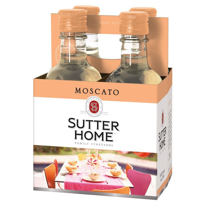 Sutter Home Moscato Wine - 4pk/187ml Bottles, 1 of 9