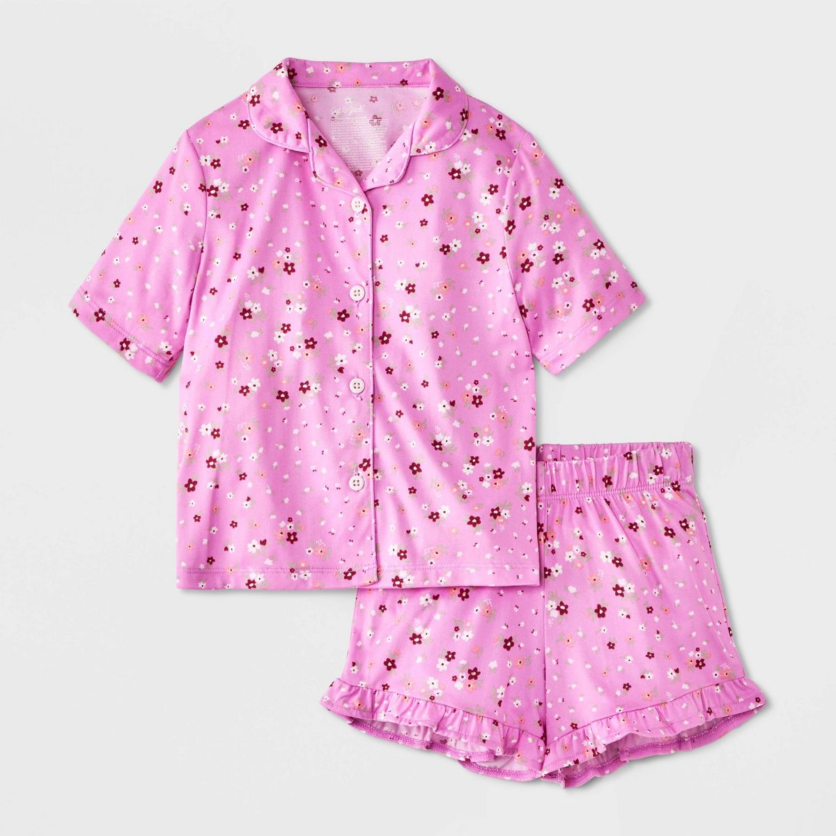 Baby & Toddler Girls' 2pc Coat Pajama Set - Cat & Jack™