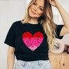 Simply Sage Market Women's Heart Ombre Short Sleeve Garment Dyed Tee - 2 of 3