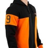 Naruto Shippuden Anime Men's Naruto Kanji Red Spiral Cosplay Zippered Hoodie - 3 of 4