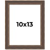 PosterPalooza | Photo Size Elegant Brown Picture Frame - UV Acrylic, Foam Board Backing, Hanging Hardware - 2 of 4