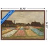 Trends International Flower Beds in Holland by Vincent van Gogh Framed Wall Poster Prints - 3 of 4