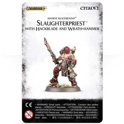 Slaughterpriest With Hackblade And Wrath-Hammer Khorne Aos Warhammer