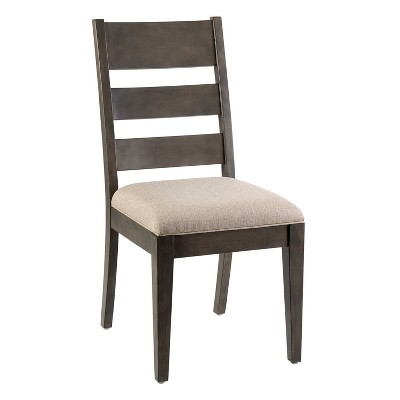 Lidia Mango Wood Dining Chair Gray - East At Main