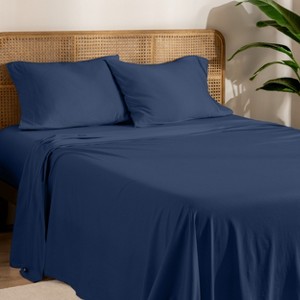 Bare Home Organic Cotton Jersey Sheet Set - 1 of 4