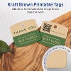 Avery Arched Square Tags, 2" x 2-3/16", Kraft Brown, 120 Total - 3 of 4