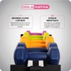 HolaHatha 146 Pound Neoprene Coated Non Slip Dumbbells with Rack for Strength Training, Includes 3, 5, 8, 10, 12, 15, & 20 Pound Sets, Multicolor - 4 of 4