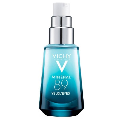 Vichy Mineral 89 Fortifying Eye Serum with Hyaluronic Acid, Hydrating Daily Eye Gel Cream - 0.51 fl oz