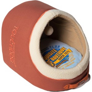 Touchdog Indoor Active-Play Exquisite Panoramic Designer Vintage Emblem Dog Bed - 1 of 3