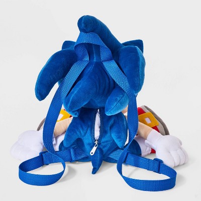 Kids' Sonic the Hedgehog Plush Backpack - Blue - image 3