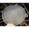 Handy Housewares 10" Round Vented Microwave Splatter Guard Food Bowl Cover - Helps Keep Your Microwave Clean - 3 of 4
