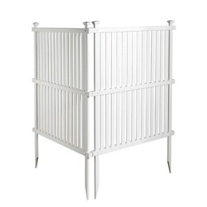 Cesicia 36'' x 48'' Privacy Screen Panels Kit, Air Conditioner Enclosure Fence, White - 1 of 4