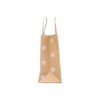 Small Recycled Paper Star Kraft Gift Bag Brwon/White - Spritz™ - 2 of 4