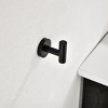 ChicFurnit Bathroom Towel Holder 4 Pack Wall Mounted Stainless Steel Hooks for Bathroom and Kitchen, Black, 6.3"*5.1"*3.15" - 4 of 4
