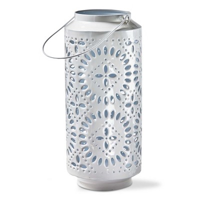 tag Aura Enamel Lantern Lg White
