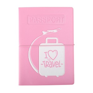 Unique Bargains Map Design Passport Holder 1 Pcs - 1 of 4