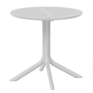 WestinTrends Playa 31.5" Round Plastic Outdoor Patio Dining Table for 4 - 1 of 4