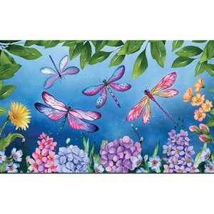 Briarwood Lane Spring Doormat 30x18 Indoor Outdoor Dragonflies For Spring Doormat - 1 of 4