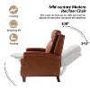 Set of 2 Florina Modern Upholstery Genuine Leather Recliner with Nailhead Trim for Living Room and Bedroom  | ARTFUL LIVING DESIGN - 4 of 4